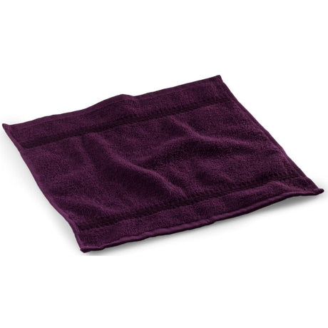 MEGA Clean Professional Baumwoll-Seiflappen, 30 x 30 cm Aubergine