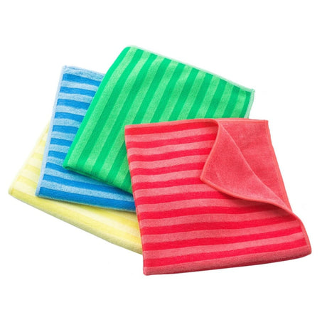 MEGA Clean Professional Mikrofaser Borstentuch, 40 x 40 cm 1 Stück, Rosa