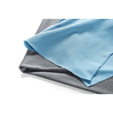 MEGA Clean Professional Mikrofaser Gläsertuch, 50 x 70 cm 1 Stück, Blau