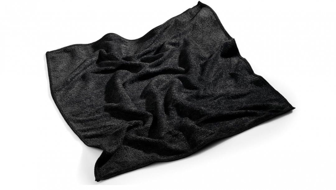 MEGA Clean Professional Stretch light Microfasertuch, 40 x 40 cm Schwarz