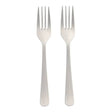 Mehrweg Gabeln, Bio-PP, extra stabil, 19 cm 1 Karton (20 Packungen × 10 Stück), Weiß