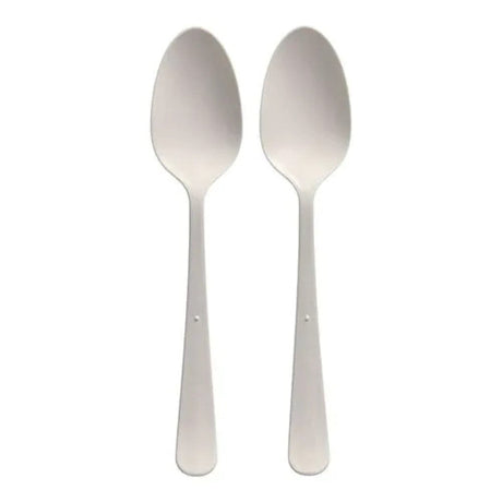 Mehrweg Löffel in Spender, extra stabil, 19 cm 1 Karton (6 Packungen × 100 Stück), Weiß