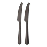 Mehrweg Messer in Spender, Bio-PP, extra stabil 1 Karton (6 Packungen × 200 Stück), Schwarz