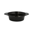 Mehrweg Suppenschale, Kunststoff, schwarz, 500 ml 1 Karton (18 Packungen × 12 Stück)