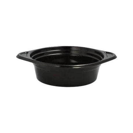 Mehrweg Suppenschale, Kunststoff, schwarz, 500 ml 1 Karton (18 Packungen × 12 Stück)