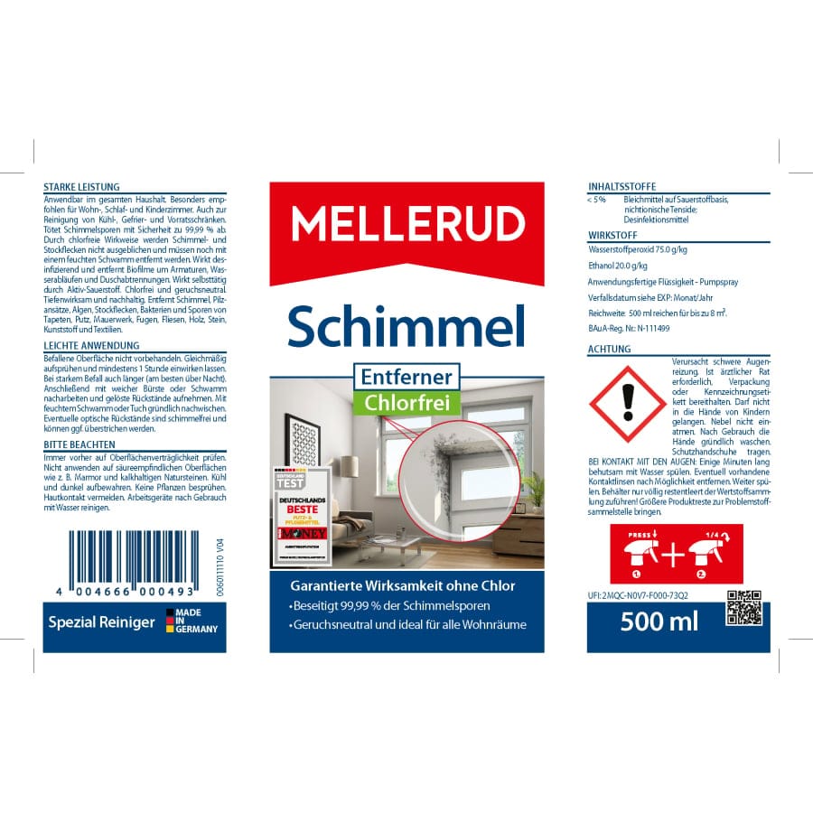 Mellerud Schimmel Entferner Chlorfrei