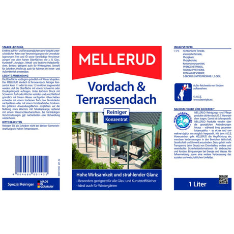 Mellerud Vordach & Terrassendach Reiniger