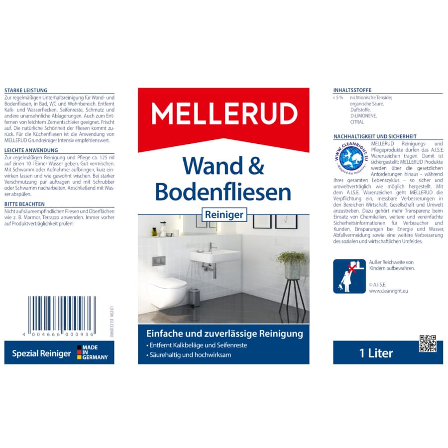 Mellerud Wand- & Bodenfliesen Reiniger