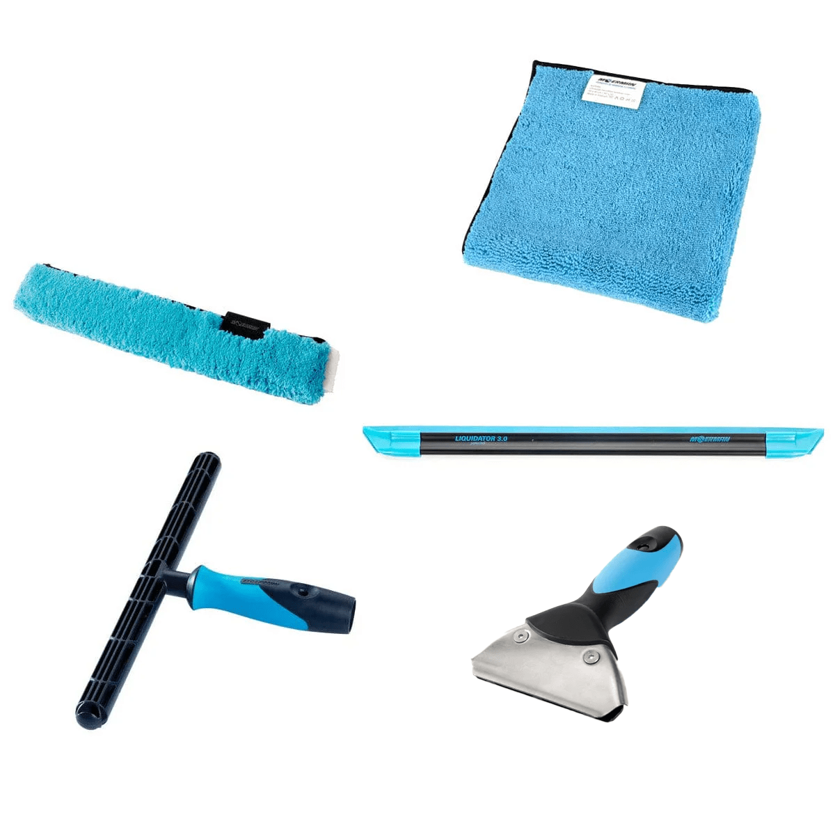 MOERMAN Glasreinigungsset - für Profis und Einsteiger