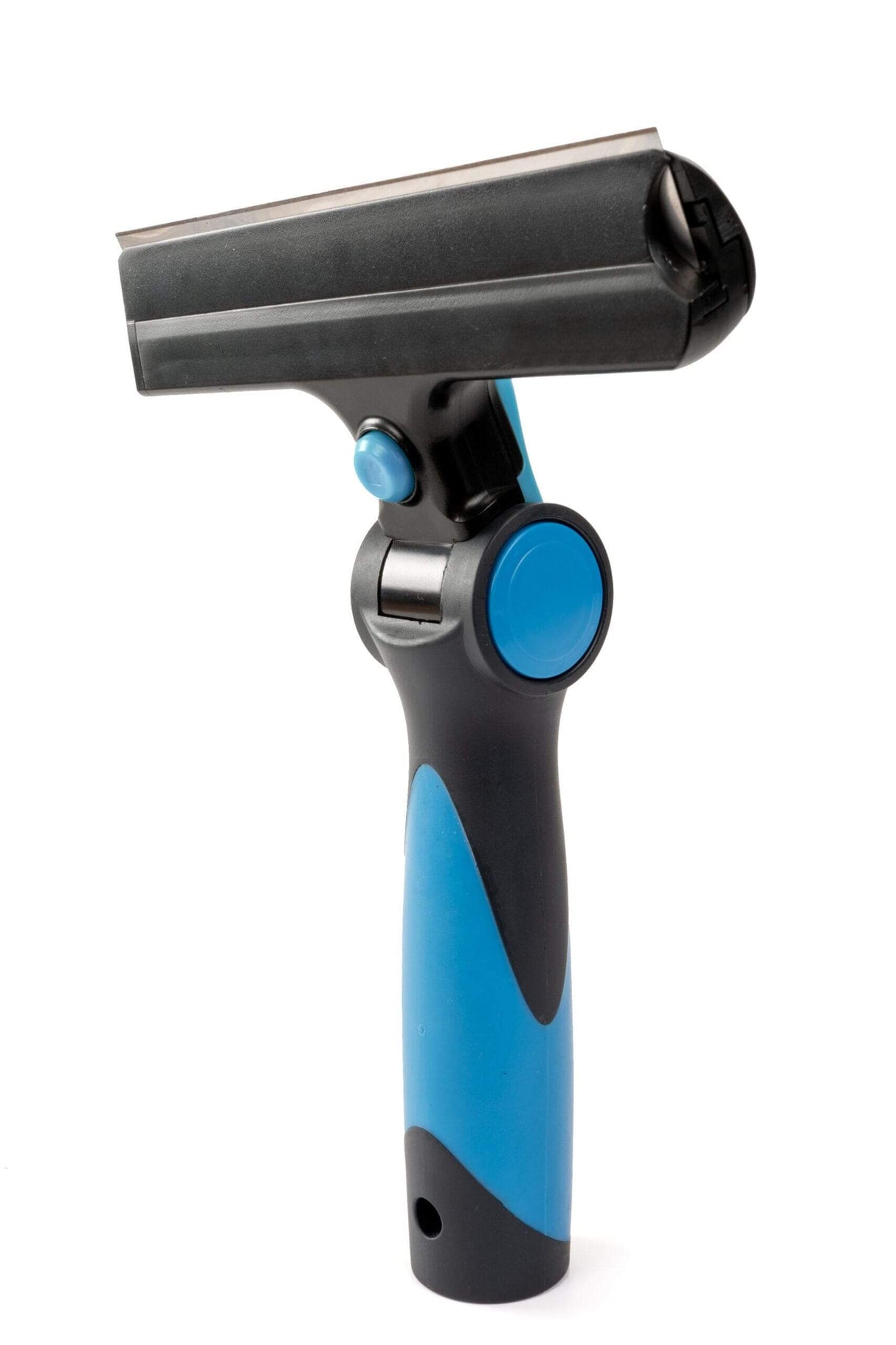 MOERMAN Sharkblade Glasschaber 15 cm – ergonomischer Schaber für Fensterreinigung mit blauem Griff.