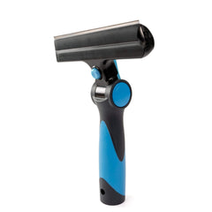 MOERMAN Sharkblade Glasschaber 15 cm – ergonomischer Schaber für Fensterreinigung mit blauem Griff.