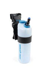Moerman Spray Ray Reinigungssprühsystem mit ergonomischer Flasche und Halterung für Fensterreinigung.
