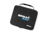Schwarze Tragetasche für Moerman Spray-Ray Glasreinigungs-Sprühsystem, optimaler Schutz und Transport.