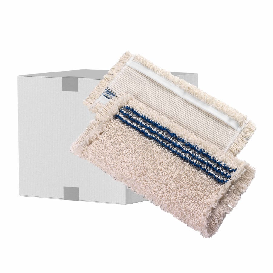 Mopptex Breitwischmopp BAUMWOLLE Schlinge, Twixter-Halter 1 Karton = 50 Stück, blau