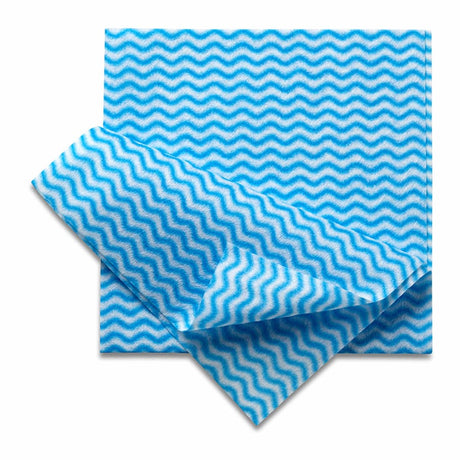Mopptex Mikrofaser Einwegtuch FLEXI, 30 x 30 cm 1 Packung = 50 Stück, Farbe: blau