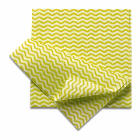Mopptex Mikrofaser Einwegtuch FLEXI, 30 x 30 cm 1 Packung = 50 Stück, Farbe: gelb