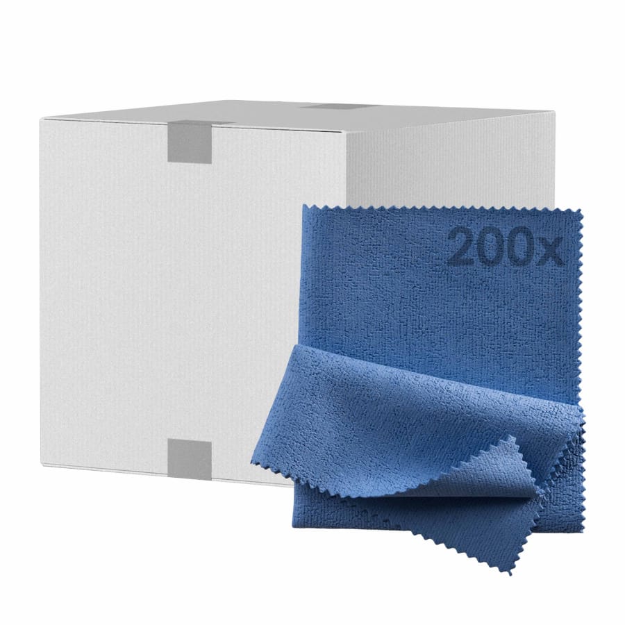 Mopptex Mikrofaser PU-Tuch, 35 x 40 cm 1 Karton = 200 Stück, blau