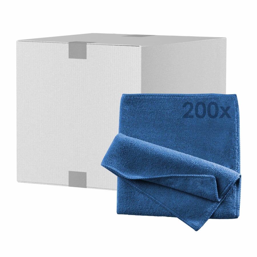 Mopptex Mikrofasertuch BASIC Professional, 40 x 40 cm 1 Karton = 200 Stück, blau