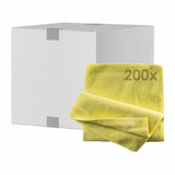 Mopptex Mikrofasertuch BASIC Professional, 40 x 40 cm 1 Karton = 200 Stück, gelb