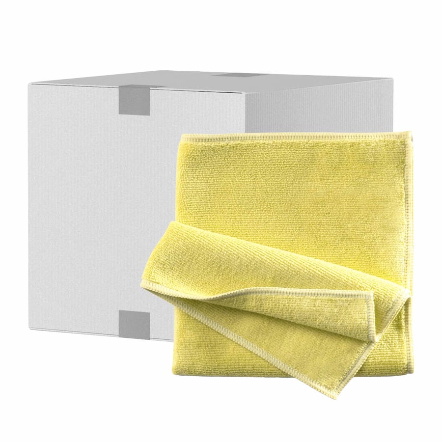 Mopptex Mikrofasertuch PROFESSIONAL, 40 x 40 cm 1 Karton = 200 Stück, gelb