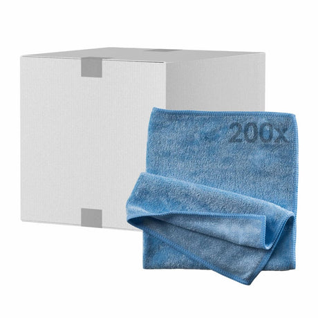 Mopptex Mikrofasertuch STRETCH, 40 x 40 cm 1 Karton = 200 Stück, blau
