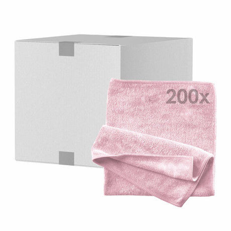 Mopptex Mikrofasertuch STRETCH, 40 x 40 cm 1 Karton = 200 Stück, rot