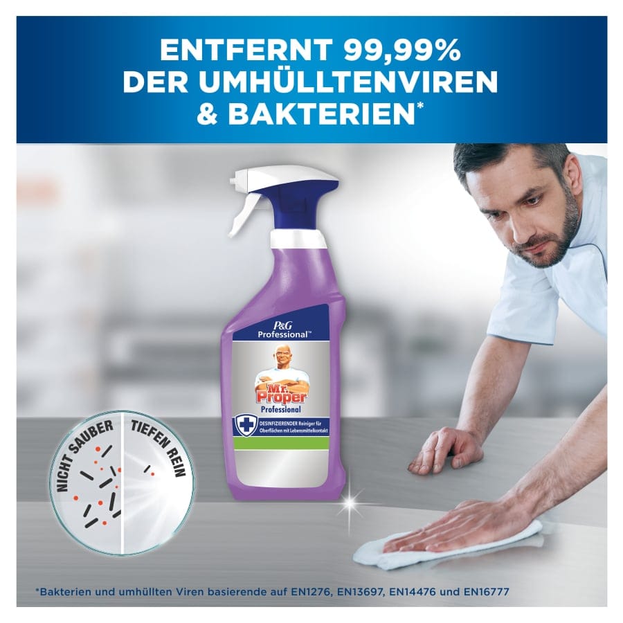 Mr. Proper Professional K7 Desinfizierender, Oberflächenreiniger