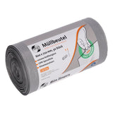 DEISS FIRST PLUS pcr Müllbeutel, 60 Liter, grau 1 Rolle = 50 Stück