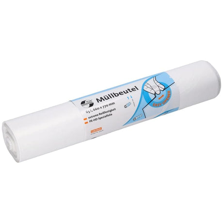 DEISS UNIVERSAL HDPE Müllbeute 65 Liter, weiss Variante 1