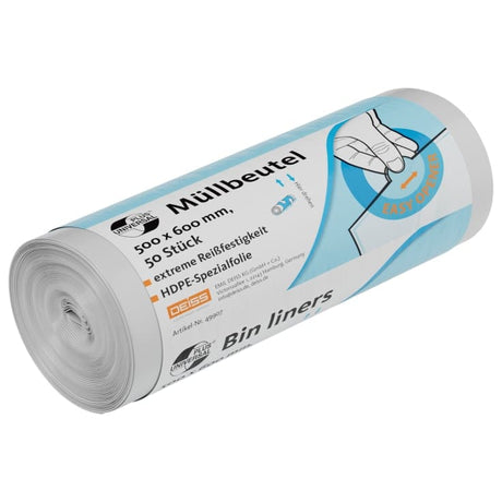 DEISS UNIVERSAL PLUS Müllbeutel 30 Liter HDPE klar, 140 g/ Rolle Variante 1