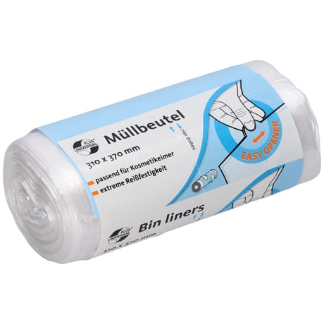 DEISS UNIVERSAL PLUS Müllbeutel 4 Liter, transparent 1 Rolle = 50 Stück
