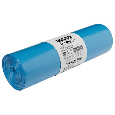 DEISS LDPE - Müllsack 35 Liter blau, Typ 70 1 Rolle = 25 Stück
