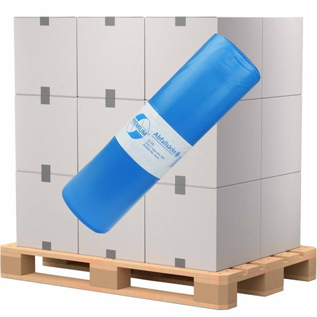 DEISS PREMIUM PLUS Müllsack 120L blau „Superstarke“ Typ 120 1 Palette = 24 Kartons = 6 Rollen á 3600 Rollen