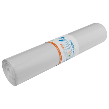 DEISS PREMIUM PLUS Müllsack 120L transparent „Einsteiger“ Typ 60 1 Karton = 10 Rollen á 25 Stück