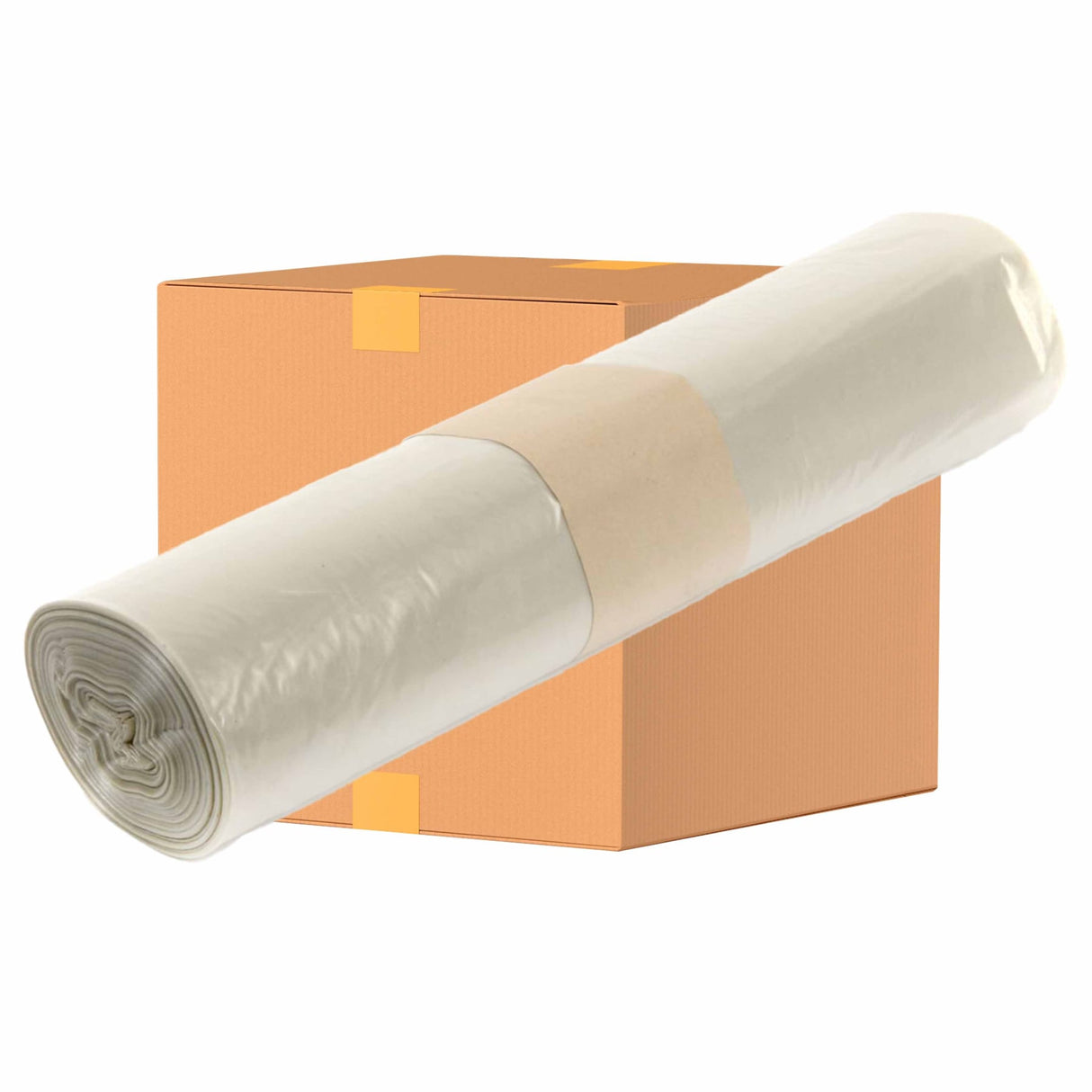 Müllsäcke 120 l, natur-transparent, Typ 60 extra 1 Karton = 10 Rollen á 250 Saecke