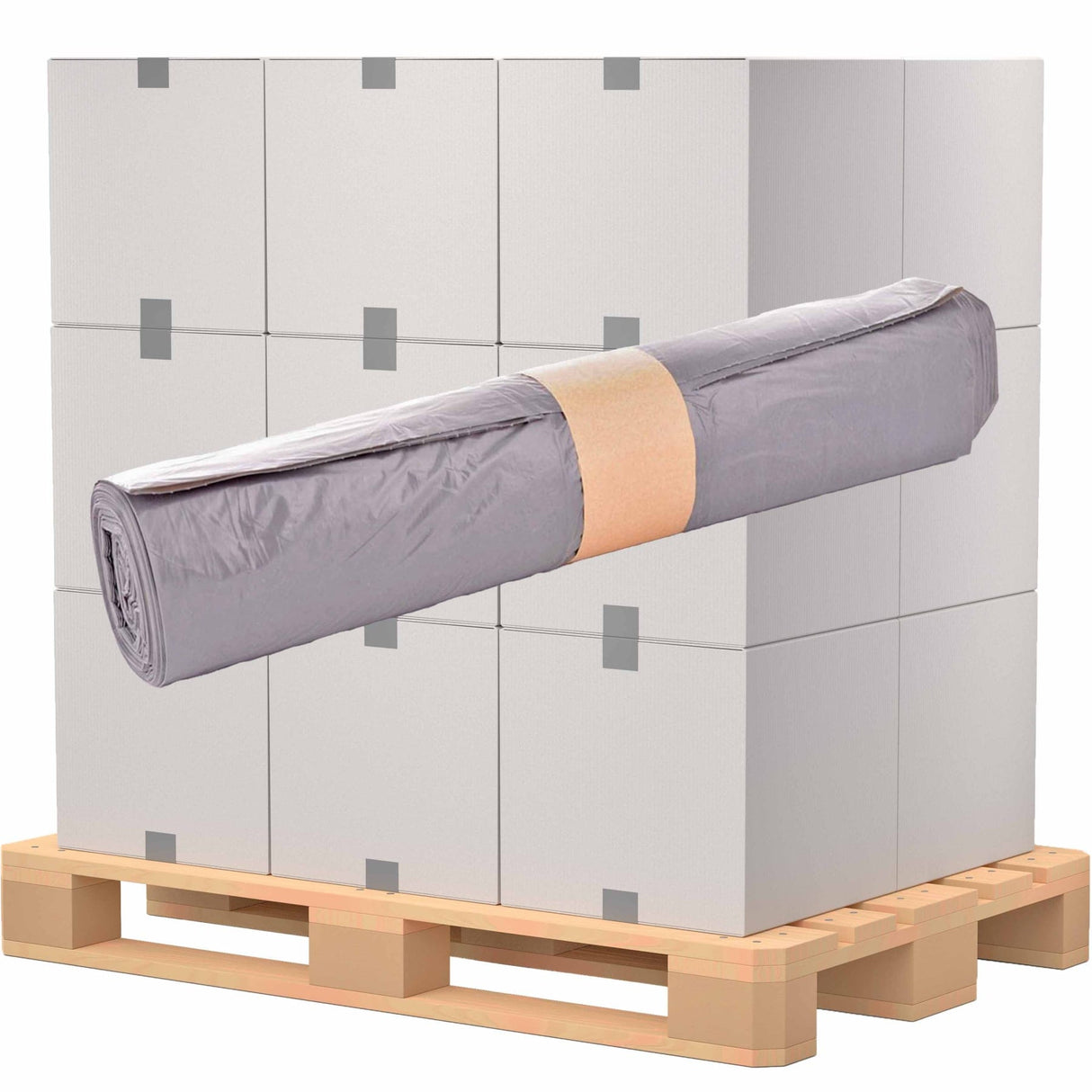 Müllsäcke 120 Liter, grau, Typ 60 80 Kartons = 800 Rollen á 20000 Saecke