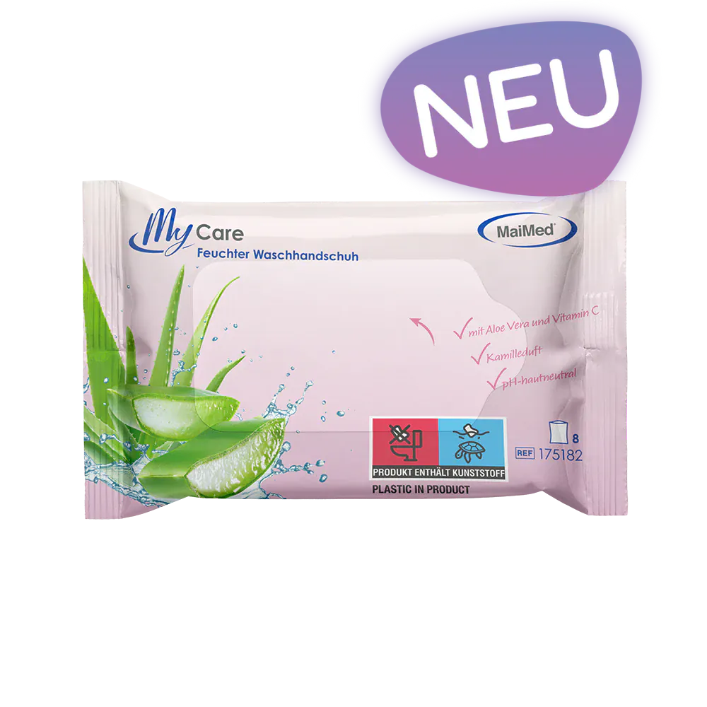 MyCare Feuchter Waschhandschuh – praktische Reinigung und sanfte Pflege