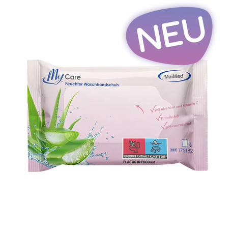 MyCare Feuchter Waschhandschuh – praktische Reinigung und sanfte Pflege
