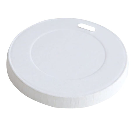 NATURESTAR® Bio Flachdeckel für Pappbecher, weiß, Ø 8 cm