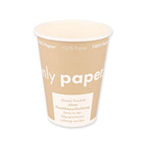 NATURESTAR® Bio Kaffeebecher Only Paper, Ø 8 cm 1 Packung (50 Stück × 300 ml)