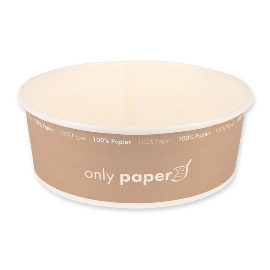 NATURESTAR® Bio Salatschale Only Paper, Ø 18,5 cm, 1,3 Liter