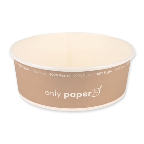 NATURESTAR® Bio Salatschale Only Paper, Ø 18,5 cm, 1,3 Liter