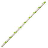 NATURESTAR® Classic Papier-Trinkhalme, gepunktet, 19,7 cm 1 Packung (100 Stück), Grün-Weiß