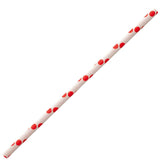 NATURESTAR® Classic Papier-Trinkhalme, gepunktet, 19,7 cm 1 Packung (100 Stück), Rot-Weiß