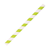 NATURESTAR® Classic Papier-Trinkhalme, gestreift, 13 cm 1 Packung (100 Stück), Gelb-Weiß