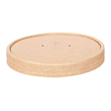 NATURESTAR® Deckel für Suppenbecher Bio, aus Kraftpapier 1 Packung (25 Stück), Ø 11,6 cm