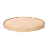 NATURESTAR® Einwegdeckel für Salatschale, aus Kraftpapier 1 Packung (50 Stück), Ø 18,5 cm