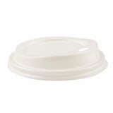 NATURESTAR® Einwegdeckel mit Trinköffnung aus C-PLA 1 Packung (50 Stück), ø 6,2 cm