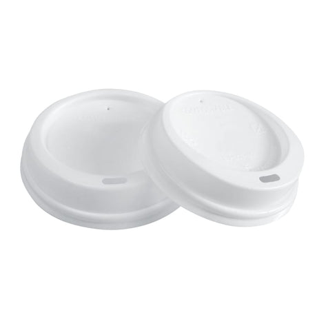 NATURESTAR® Einwegdeckel mit Trinköffnung aus C-PLA 1 Packung (50 Stück), ø 8 cm