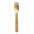 NATURESTAR Einweggabel aus Holz, wachsbeschichtet, 16 cm